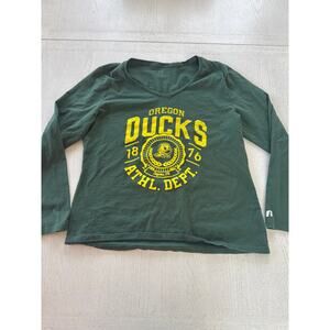Oregon Ducks University of Oregon Long Sleeve Shirt Sorority Collegiate (Q)